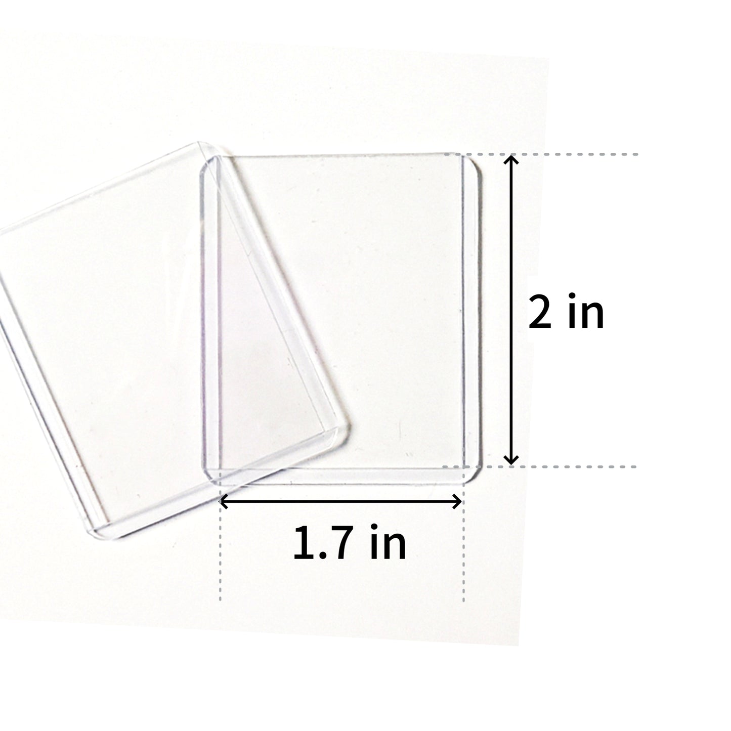 25pcs Mini Size Top Loaders for Passport Picture Size 2 X 1.7 inch