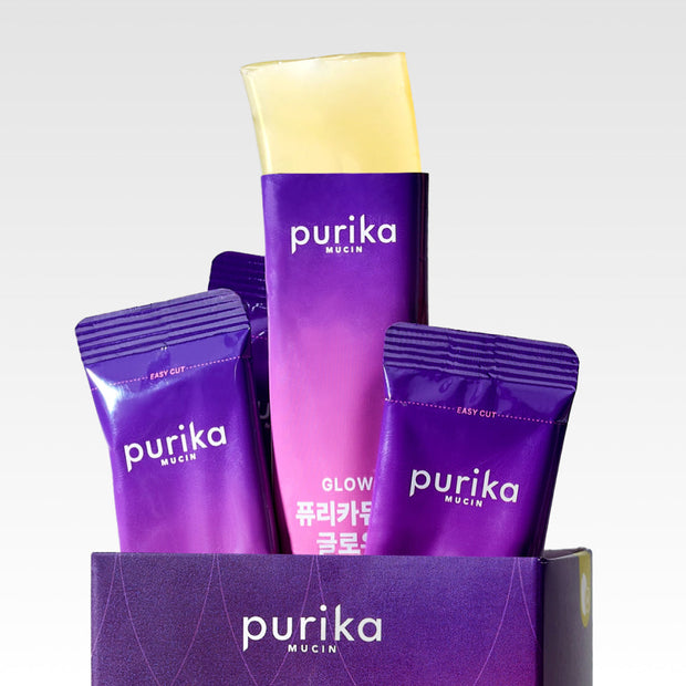 Purika Mucin Glow Jelly 200g for Inner Beauty Kiwi Flavor