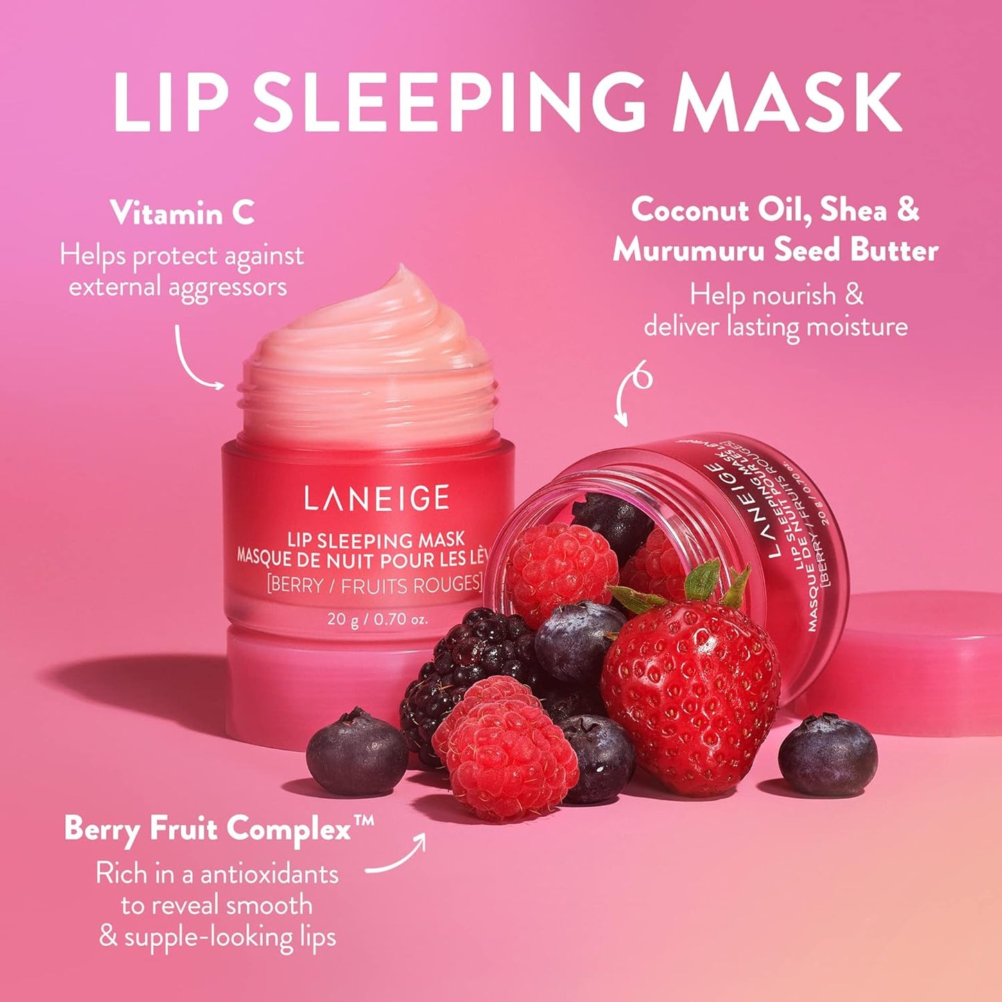 LANEIGE Lip Sleeping Mask 20g berry flaver